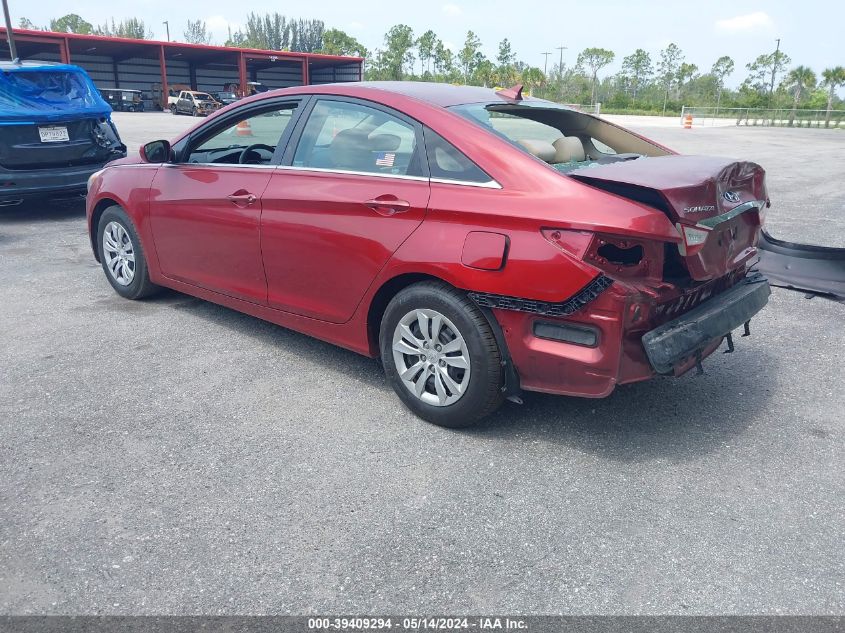 2011 Hyundai Sonata Gls VIN: 5NPEB4AC0BH19040 Lot: 39409294