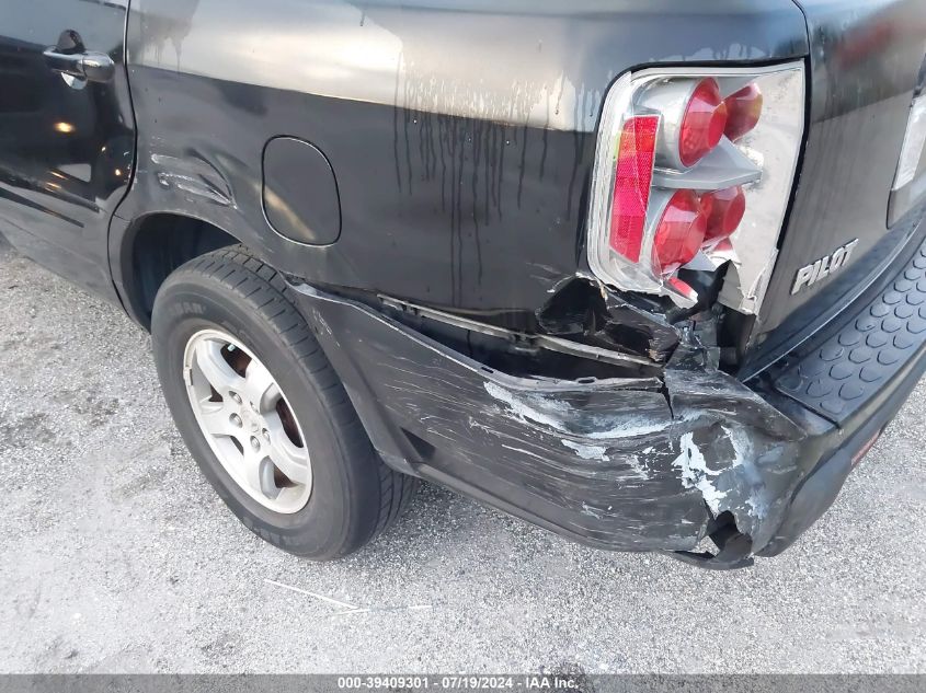 2008 Honda Pilot Ex-L VIN: 5FNYF28578B006422 Lot: 39409301