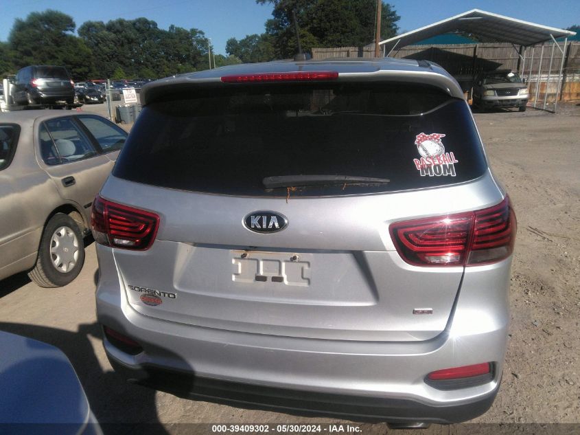 2019 KIA SORENTO 2.4L LX - 5XYPG4A35KG571006