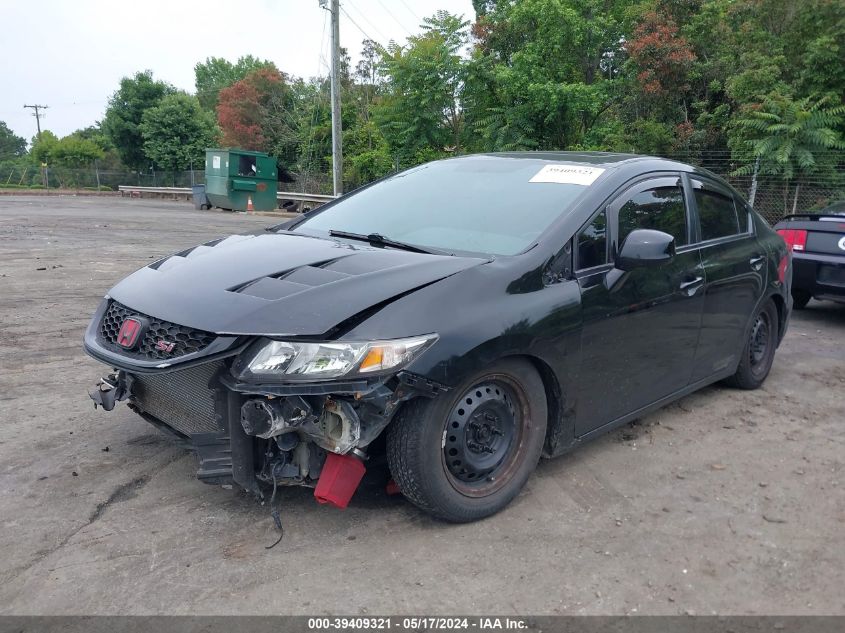 2013 Honda Civic Si VIN: 2HGFB6E54DH704829 Lot: 39409321