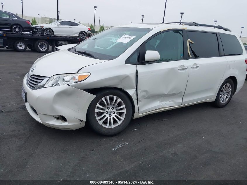 2017 Toyota Sienna Xle 8 Passenger VIN: 5TDYZ3DC5HS852660 Lot: 39409340