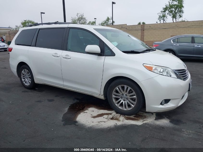 2017 Toyota Sienna Xle 8 Passenger VIN: 5TDYZ3DC5HS852660 Lot: 39409340