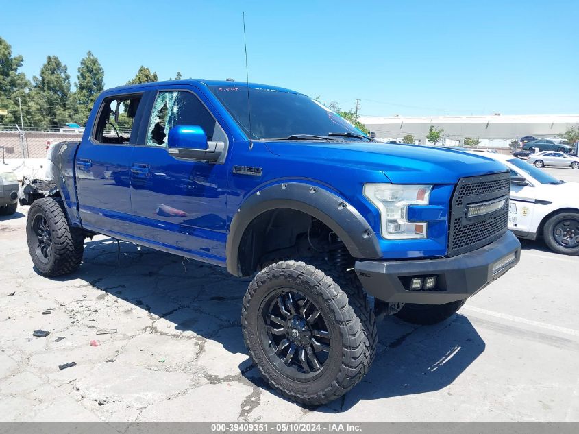 2017 FORD F-150 LARIAT - 1FTEW1CF0HKC45598