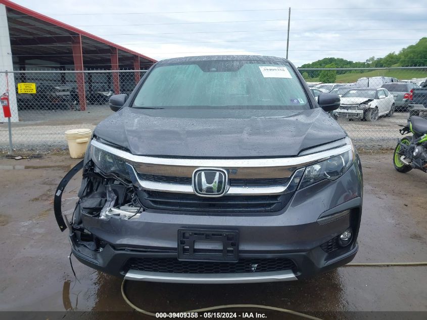 2022 Honda Pilot Awd Ex-L VIN: 5FNYF6H50NB021024 Lot: 39409358