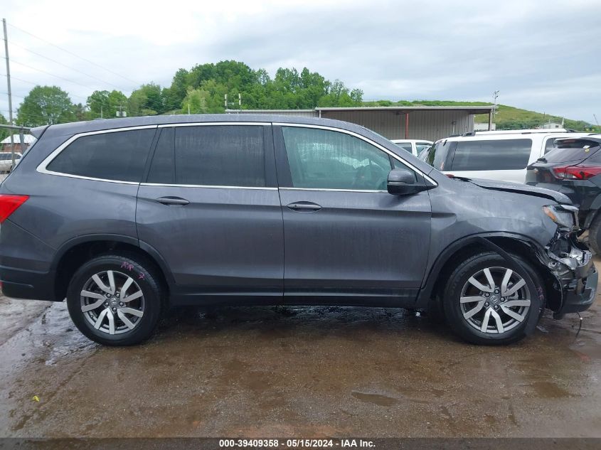 2022 Honda Pilot Awd Ex-L VIN: 5FNYF6H50NB021024 Lot: 39409358
