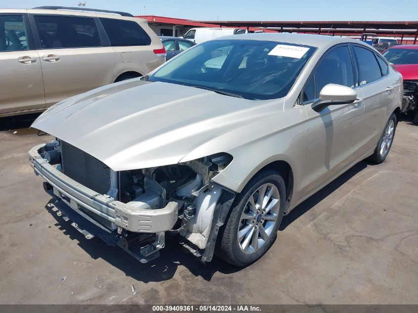 2017 Ford Fusion Se VIN: 3FA6P0H72HR408217 Lot: 39409361