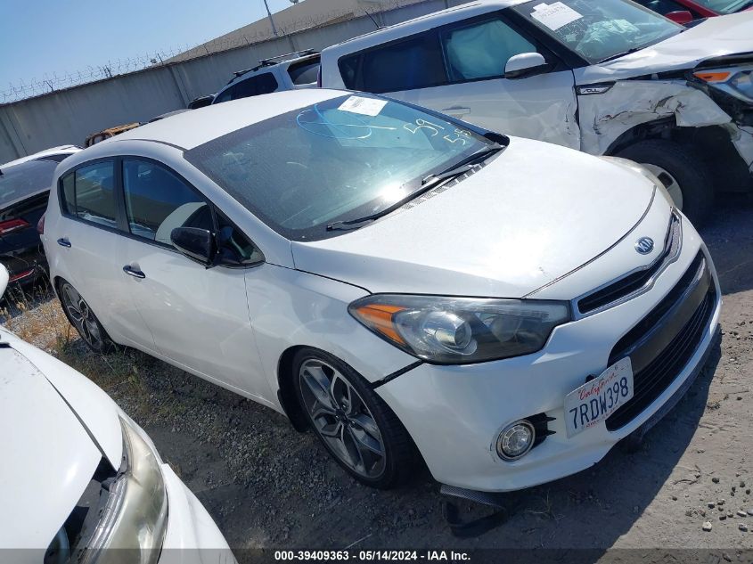 2016 Kia Forte Sx VIN: KNAFZ5A37G5525895 Lot: 39409363