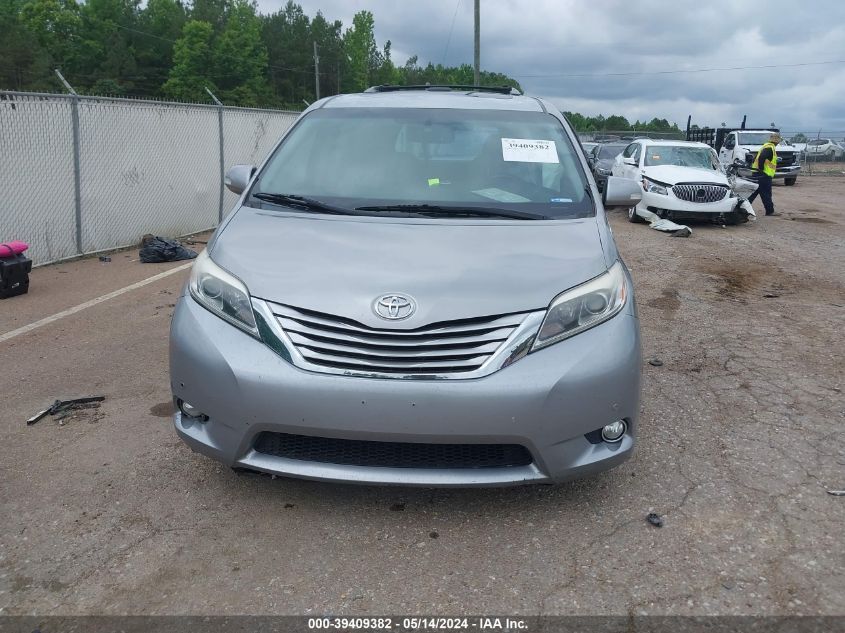 2015 Toyota Sienna Limited Premium 7 Passenger VIN: 5TDYK3DC2FS659870 Lot: 39409382