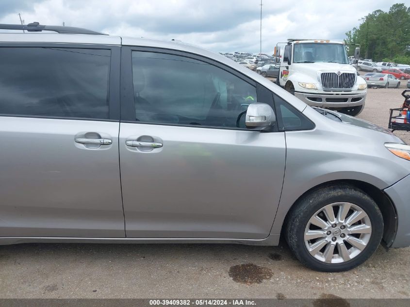 2015 Toyota Sienna Limited Premium 7 Passenger VIN: 5TDYK3DC2FS659870 Lot: 39409382