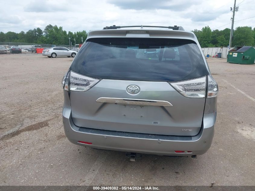 2015 Toyota Sienna Limited Premium 7 Passenger VIN: 5TDYK3DC2FS659870 Lot: 39409382