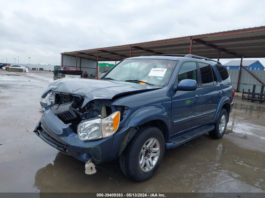 2006 Toyota Sequoia Limited V8 VIN: 5TDZT38A66S272989 Lot: 39409383
