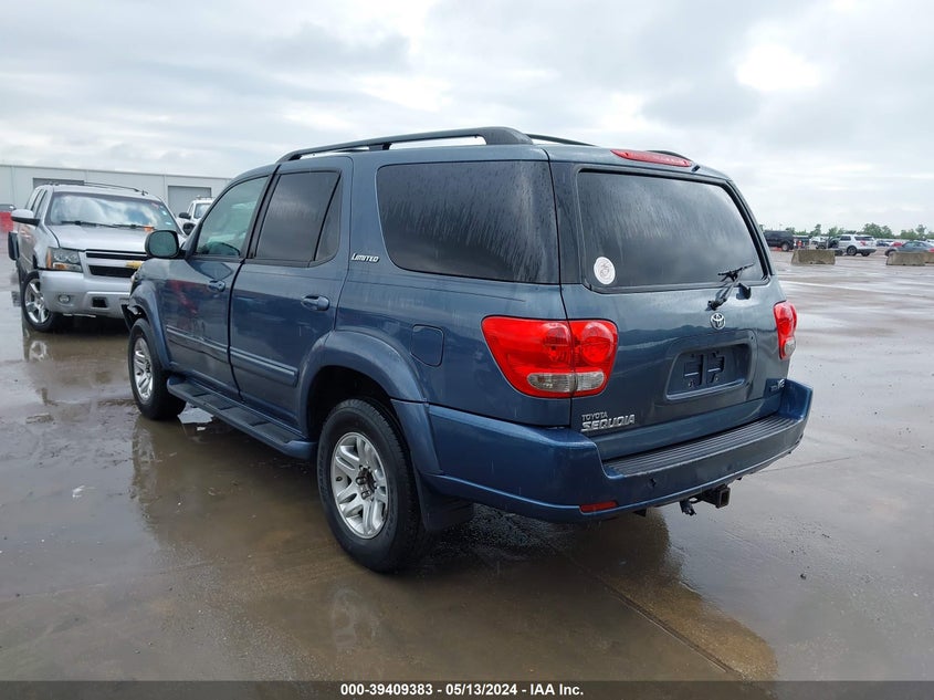 2006 Toyota Sequoia Limited V8 VIN: 5TDZT38A66S272989 Lot: 39409383