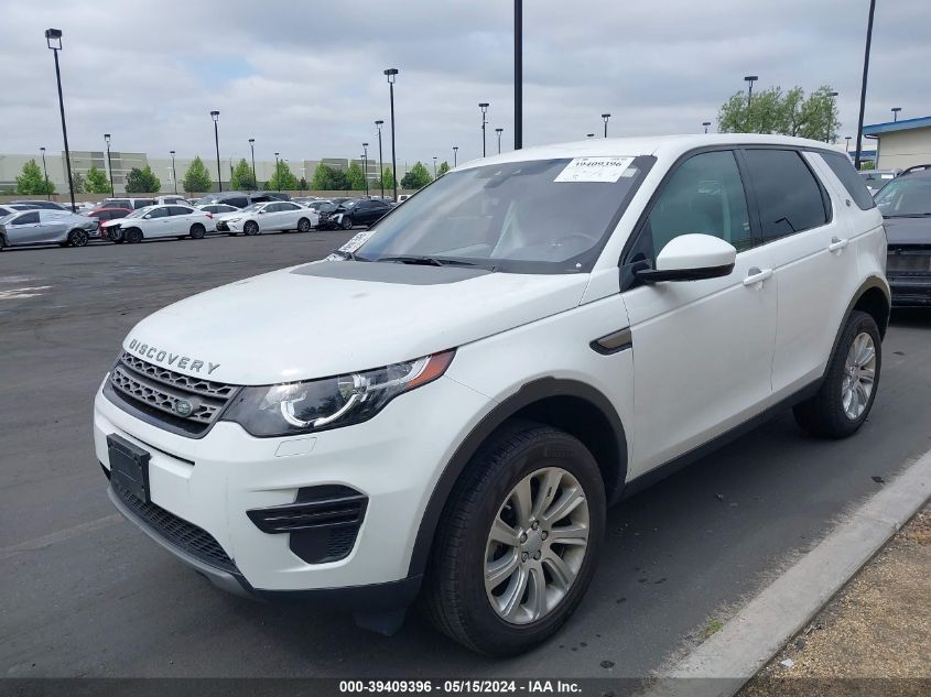 2018 Land Rover Discovery Sport Se VIN: SALCP2RX9JH755471 Lot: 39409396