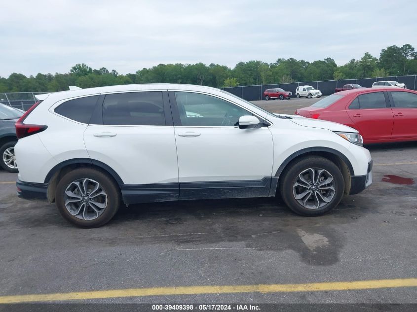 2021 Honda Cr-V 2Wd Ex-L VIN: 2HKRW1H80MH401076 Lot: 39409398