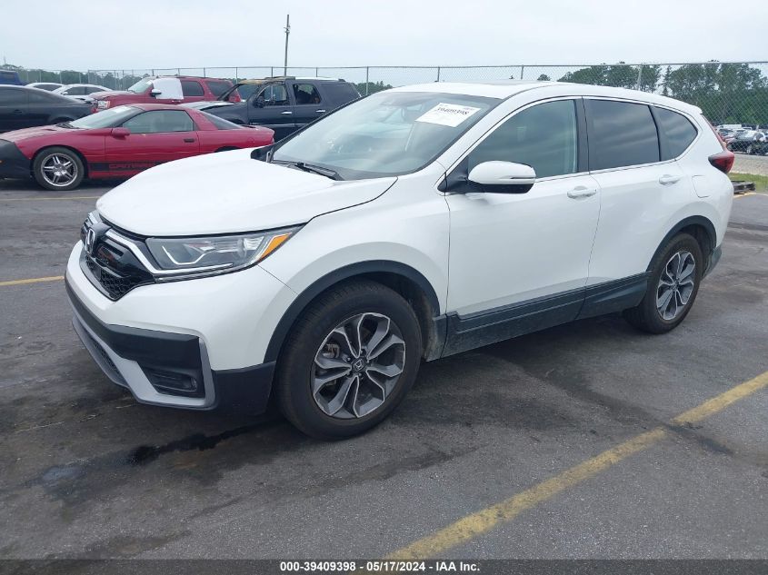 2021 Honda Cr-V 2Wd Ex-L VIN: 2HKRW1H80MH401076 Lot: 39409398