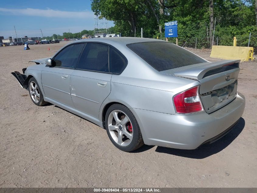 2007 Subaru Legacy 2.5I VIN: 4S3BL616977212855 Lot: 39409404