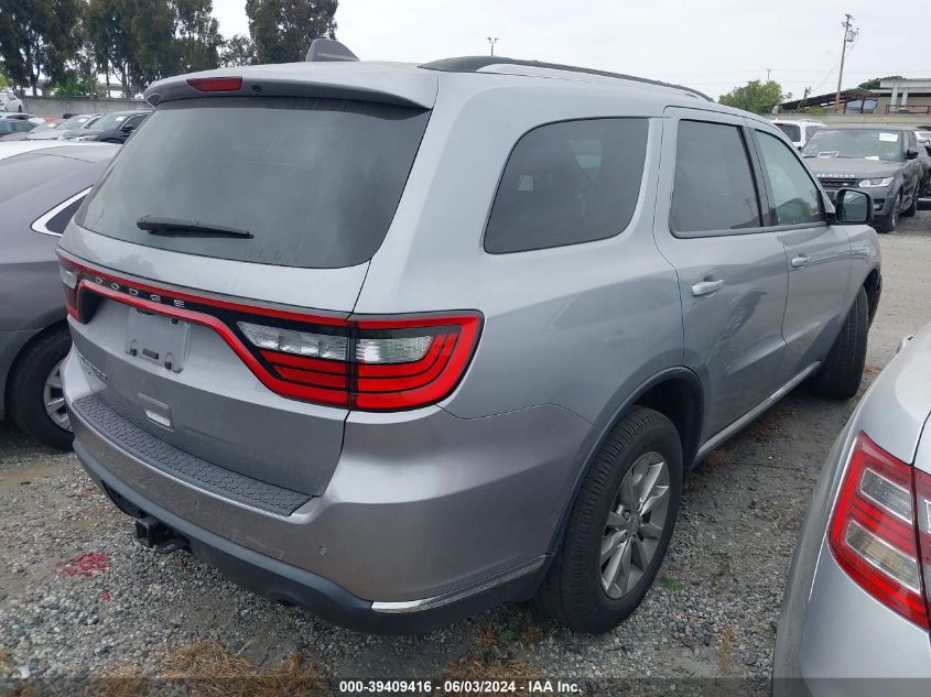 2017 Dodge Durango Sxt Awd VIN: 1C4RDJAG4HC881082 Lot: 39409416