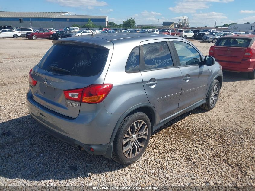 2016 Mitsubishi Outlander Sport 2.0 Es VIN: JA4AP3AU8GZ063107 Lot: 39409424