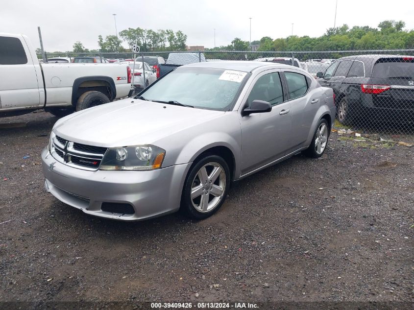 2013 Dodge Avenger Se VIN: 1C3CDZAB6DN681218 Lot: 39409426