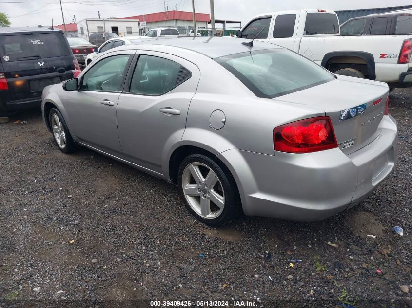 2013 Dodge Avenger Se VIN: 1C3CDZAB6DN681218 Lot: 39409426