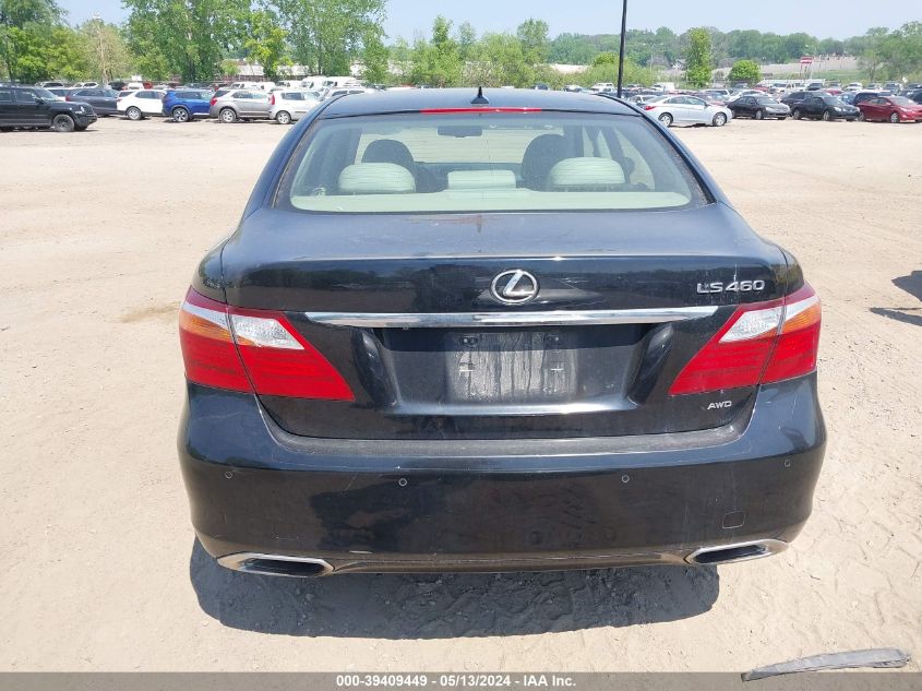 2011 Lexus Ls 460 VIN: JTHCL5EF9B5009363 Lot: 39409449