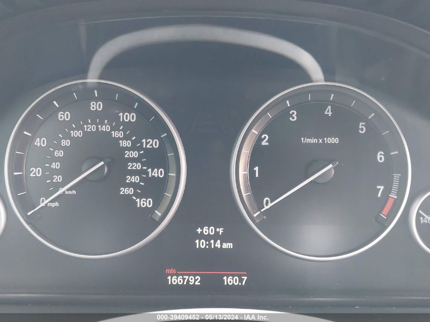 2012 BMW 528I xDrive VIN: WBAXH5C56CDW04464 Lot: 39409452