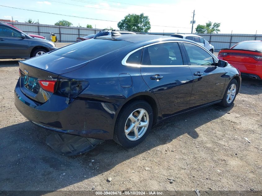 2016 Chevrolet Malibu Ls VIN: 1G1ZB5ST2GF204661 Lot: 39409475