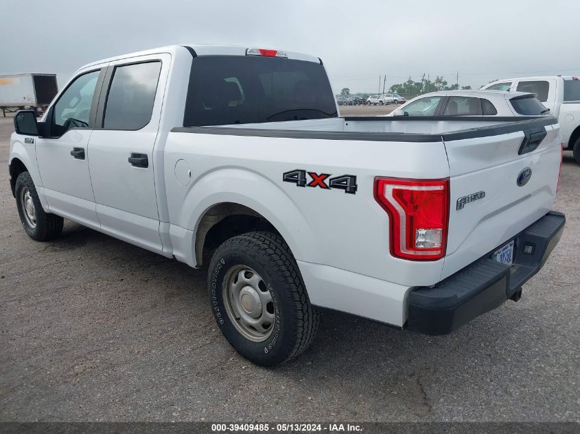 2017 Ford F-150 Xl VIN: 1FTEW1E82HKE26071 Lot: 39409485