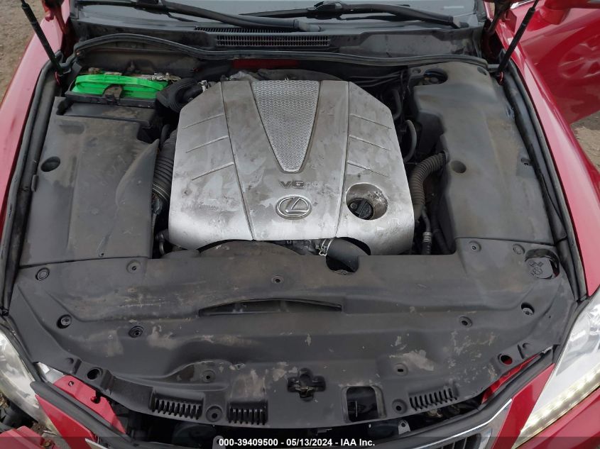 2011 Lexus Is 350 VIN: JTHCE5C28B5001880 Lot: 39409500