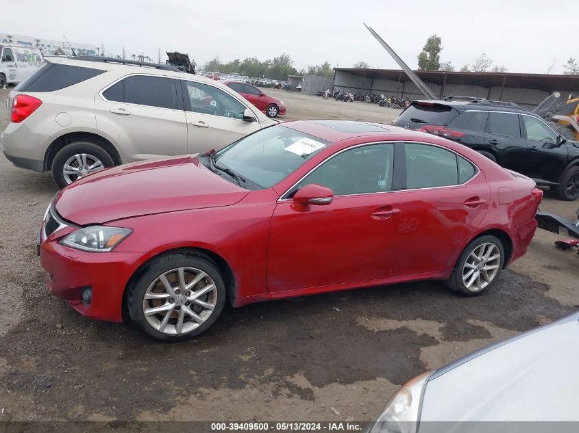 2011 Lexus Is 350 VIN: JTHCE5C28B5001880 Lot: 39409500