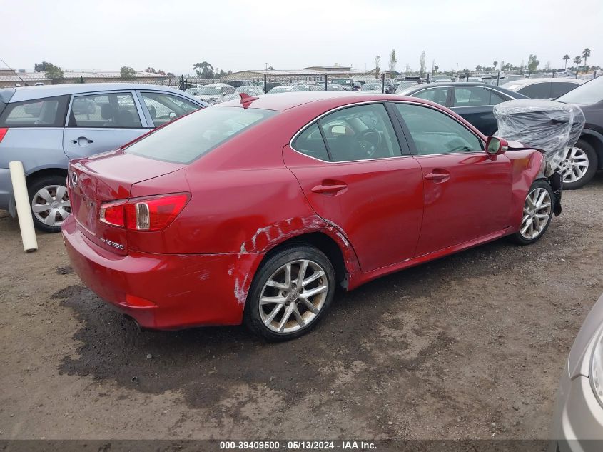 2011 Lexus Is 350 VIN: JTHCE5C28B5001880 Lot: 39409500