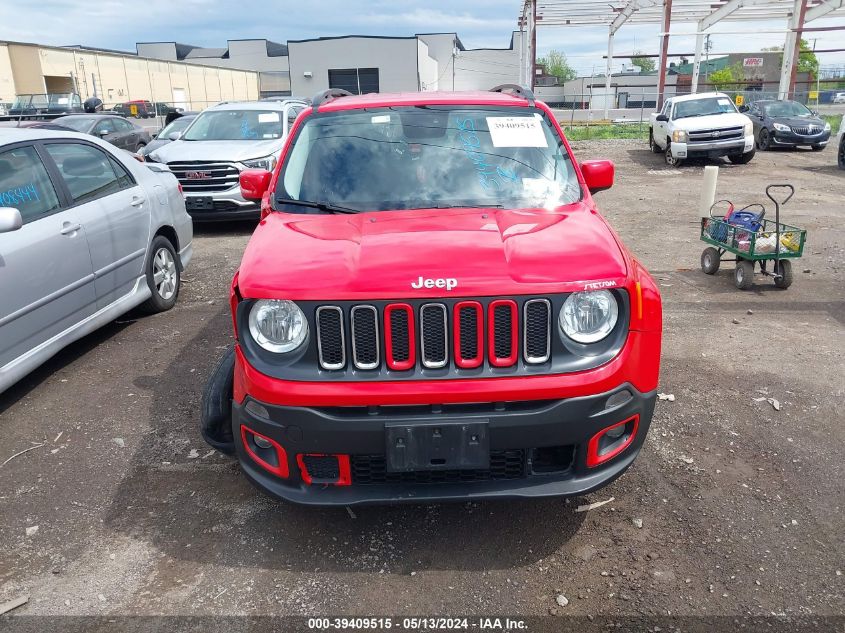 2017 Jeep Renegade Latitude 4X4 VIN: ZACCJBBB4HPG12857 Lot: 39409515