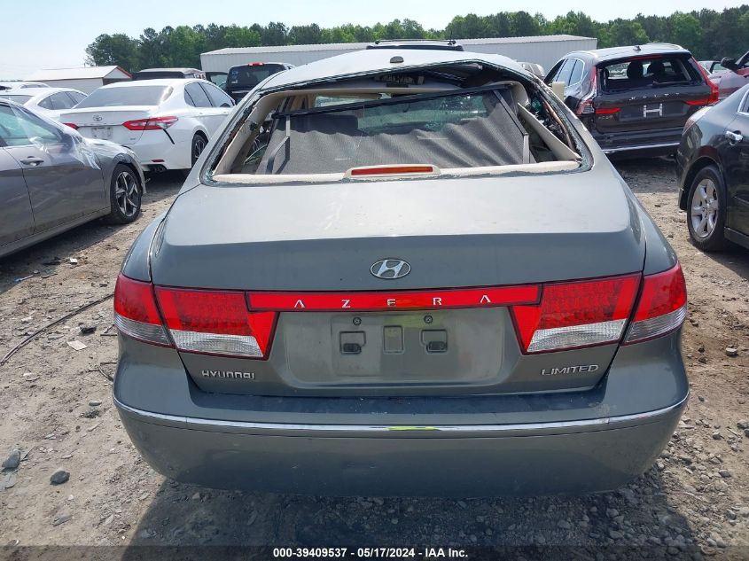 2008 Hyundai Azera Limited VIN: KMHFC46F68A284708 Lot: 39409537