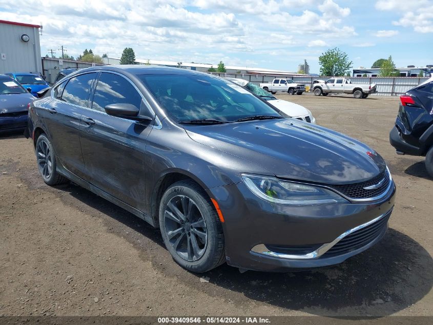 2015 Chrysler 200 Limited VIN: 1C3CCCAB5FN531894 Lot: 39409546