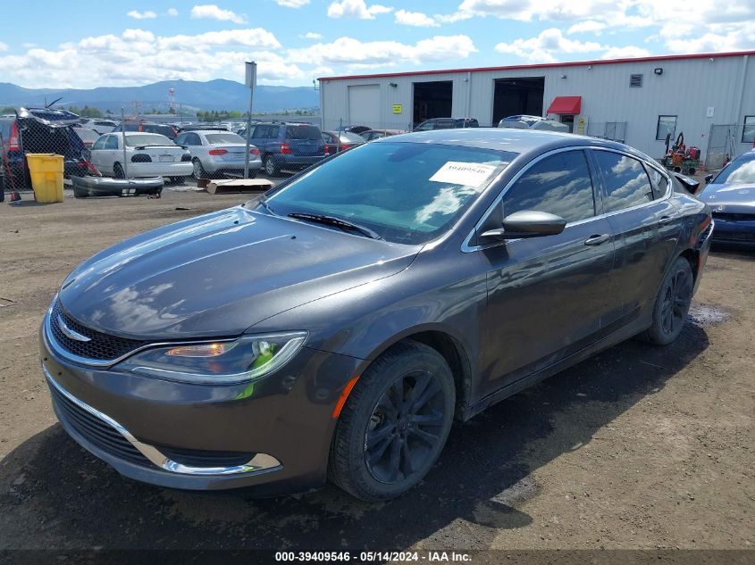 2015 Chrysler 200 Limited VIN: 1C3CCCAB5FN531894 Lot: 39409546