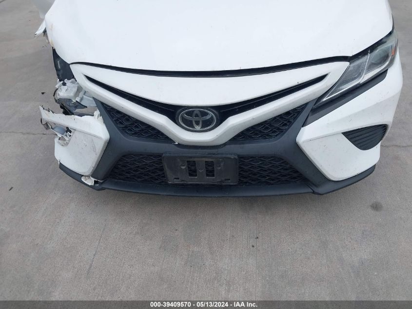 2018 Toyota Camry Se VIN: 4T1B11HK2JU662153 Lot: 39409570