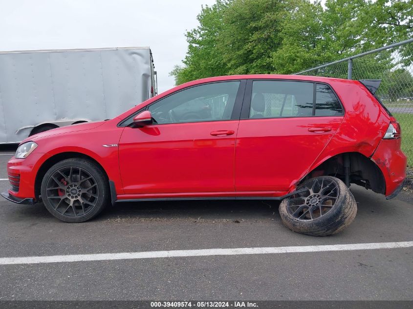 2017 Volkswagen Golf Gti Autobahn 4-Door/S 4-Door/Se 4-Door/Sport 4-Door VIN: 3VW4T7AU8HM071455 Lot: 39409574