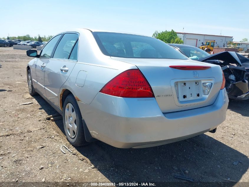 2007 Honda Accord 2.4 Lx VIN: 1HGCM56447A142964 Lot: 39409593