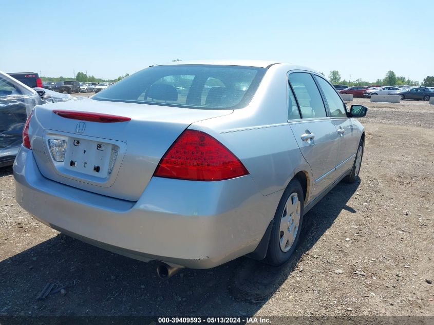 2007 Honda Accord 2.4 Lx VIN: 1HGCM56447A142964 Lot: 39409593