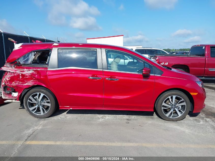 2023 Honda Odyssey Touring VIN: 5FNRL6H87PB037439 Lot: 39409598