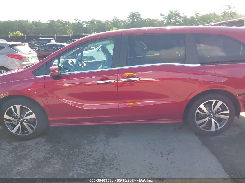 2023 Honda Odyssey Touring VIN: 5FNRL6H87PB037439 Lot: 39409598