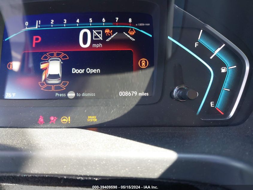 2023 Honda Odyssey Touring VIN: 5FNRL6H87PB037439 Lot: 39409598