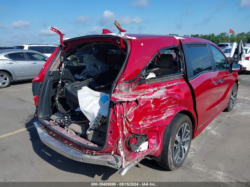 2023 Honda Odyssey Touring VIN: 5FNRL6H87PB037439 Lot: 39409598