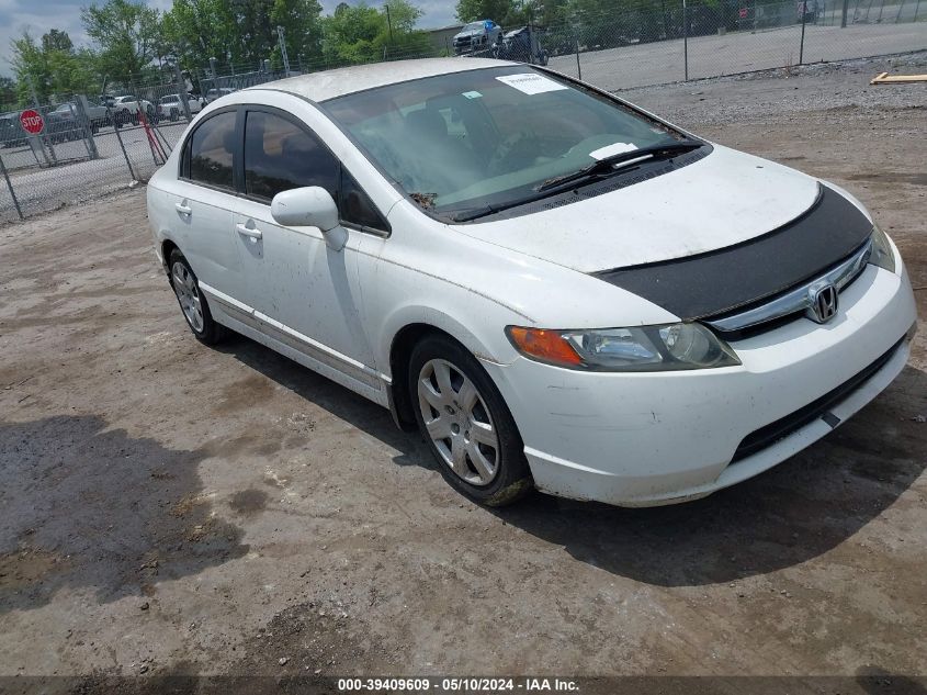 2007 Honda Civic Lx VIN: 1HGFA16527L016677 Lot: 39409609