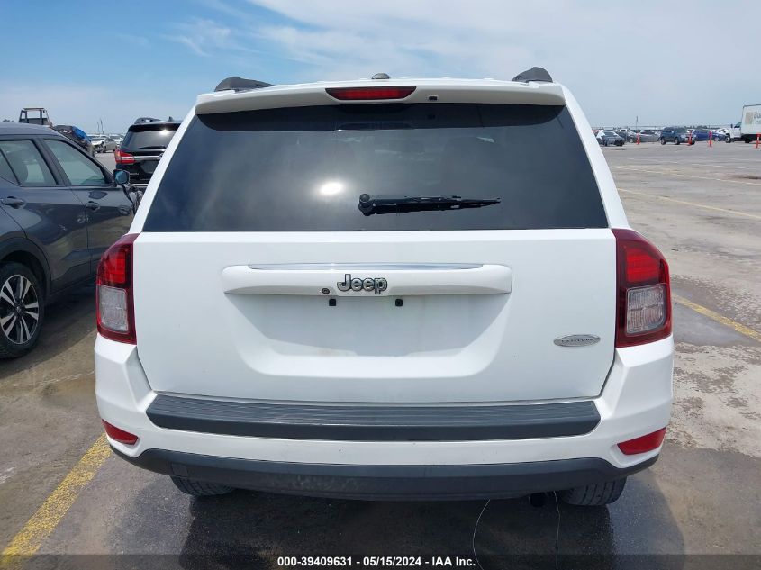 2017 Jeep Compass Latitude Fwd VIN: 1C4NJCEA4HD207050 Lot: 39409631