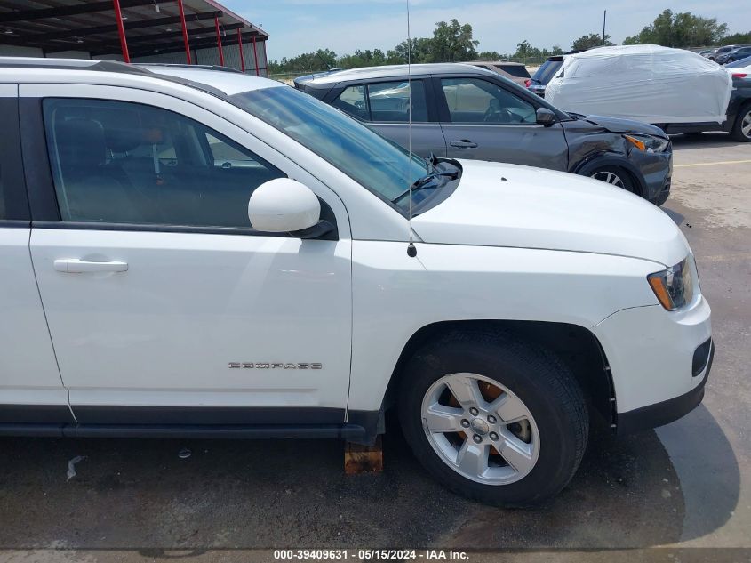 2017 Jeep Compass Latitude Fwd VIN: 1C4NJCEA4HD207050 Lot: 39409631