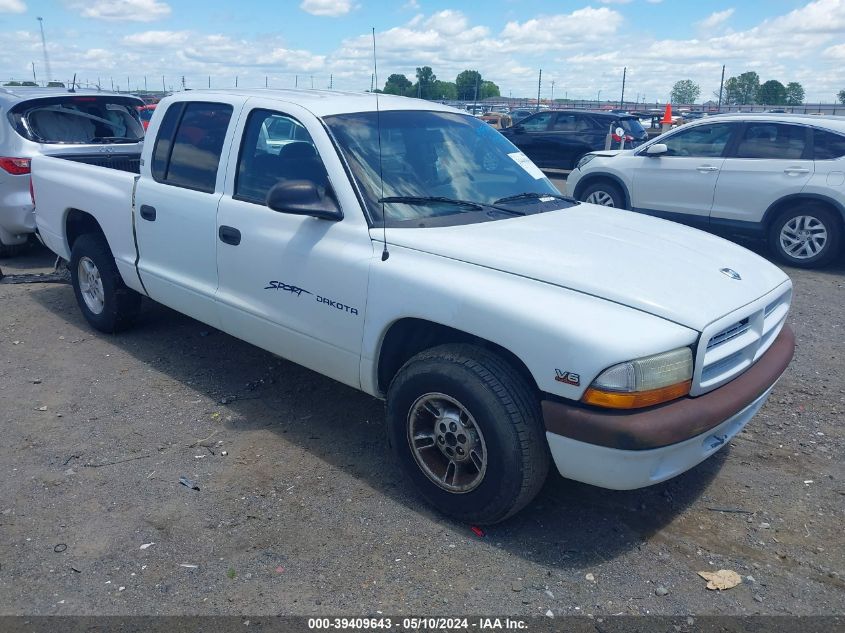 2000 Dodge Dakota Slt/Sport VIN: 1B7GL2AX5YS688994 Lot: 39409643