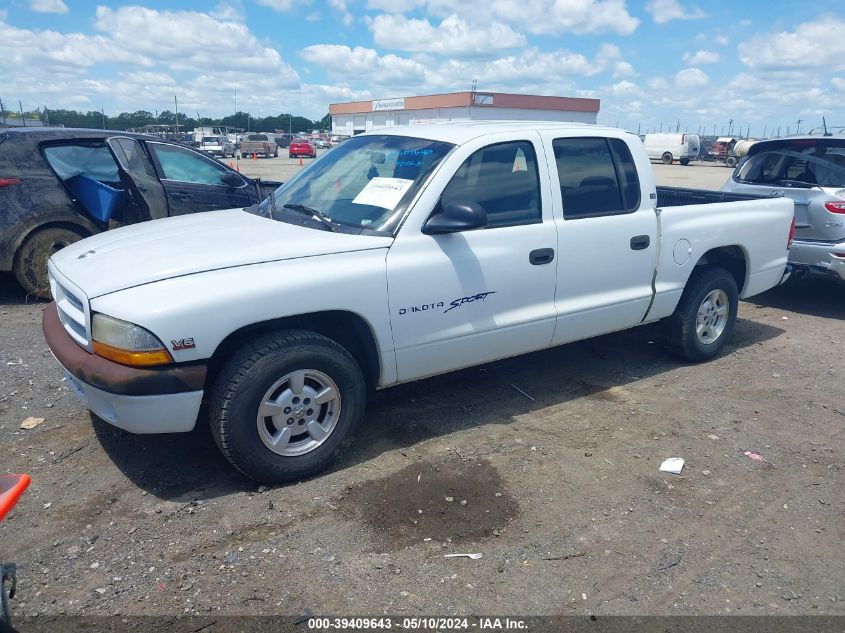 2000 Dodge Dakota Slt/Sport VIN: 1B7GL2AX5YS688994 Lot: 39409643