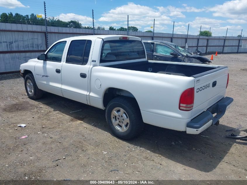 2000 Dodge Dakota Slt/Sport VIN: 1B7GL2AX5YS688994 Lot: 39409643