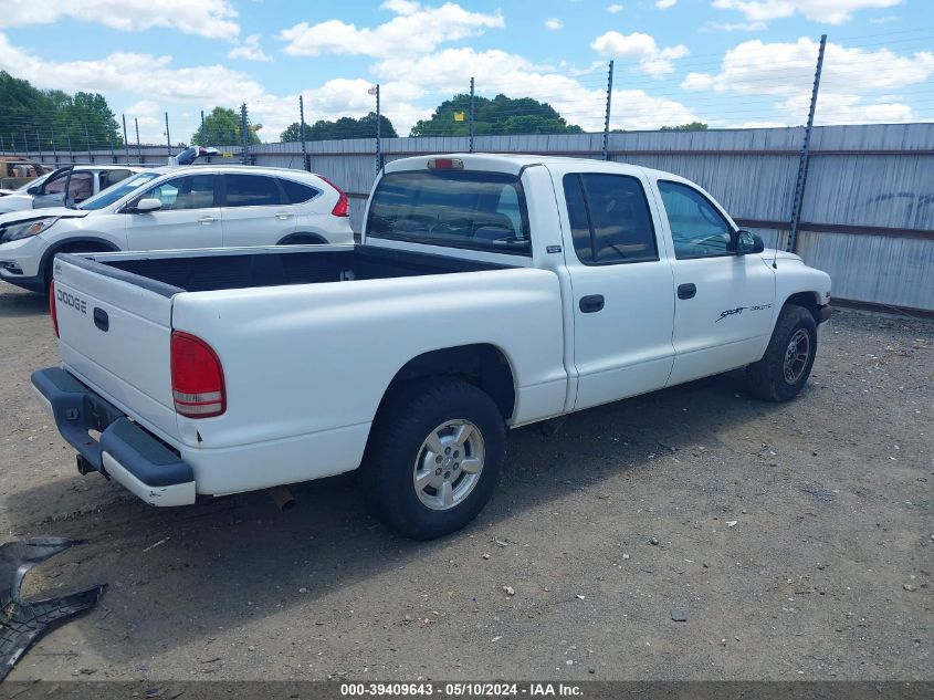 2000 Dodge Dakota Slt/Sport VIN: 1B7GL2AX5YS688994 Lot: 39409643